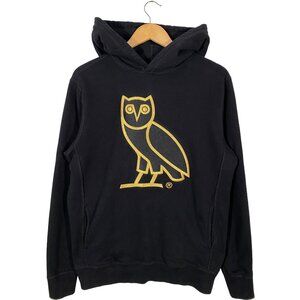 Octobers Very Own Classic Logo Fleece Lined Pullover Hoodie Black mens size M